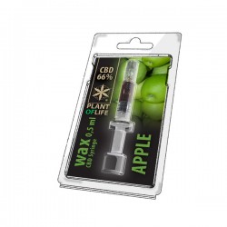 Wax CBD Apple 66% 0,5ML Plant of Life