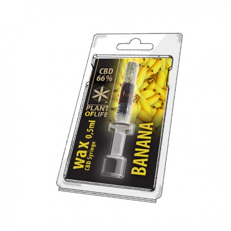 Wachs CBD Banane 66% 0.5ML Pflanze des Lebens