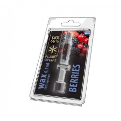 Wachs CBD Beeren 66% 0.5ML Pflanze des Lebens