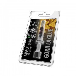 Wachs CBD Gorilla Glue 66% 0,5ML Pflanze des Lebens