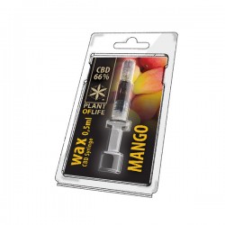 Wax CBD Mango 66% 0,5ML Plant of Life