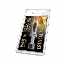 CBD Wachs Kritische Masse 66% 1ML Pflanze des Lebens