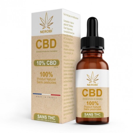 CBD Oil 10% Full Spectrum Nerobi - 10ml