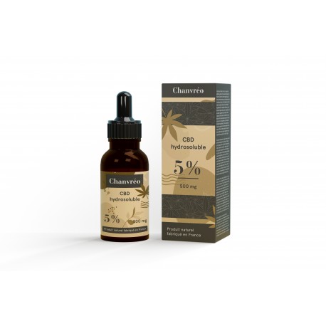 Huile de CBD 5% Hydrosoluble Chanvréo - 10ml