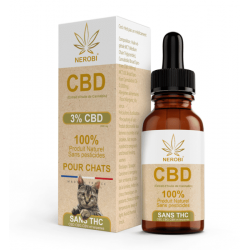 Huile CBD pour Chat 3% - 10ml