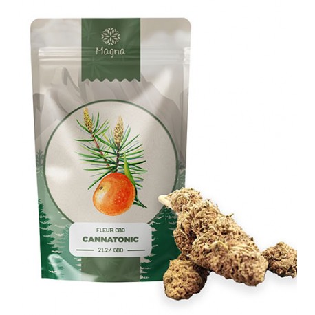 La fleur de CBD Cannatonic à 21,2%