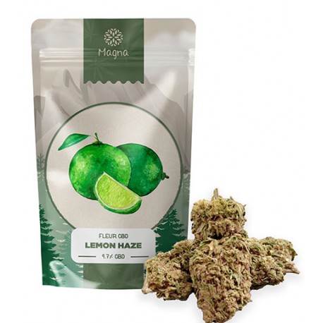 La fleur de CBD Lemon Haze à 9,7% - 5G