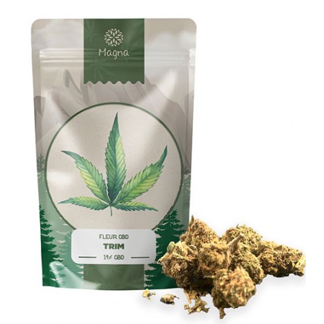 Trim de fleurs de CBD Premium (12%) – 20G