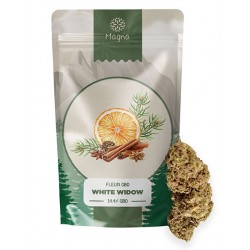 White Widow CBD flower (14.4%): the delight of a mystery