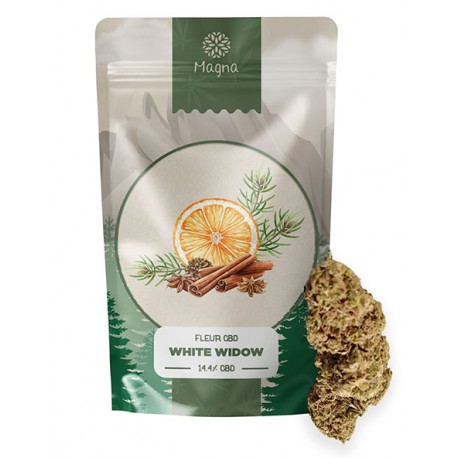 CBD White Widow Blume (14,4%): Der Genuss eines Geheimnisses