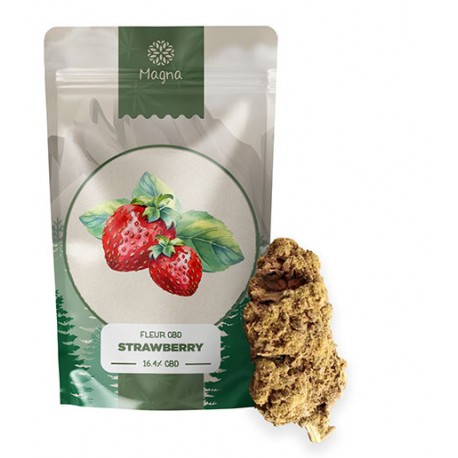 Fleur de CBD Strawberry à 16,4%